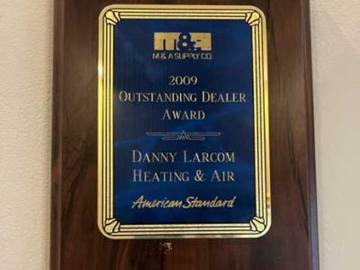 2009 Outstanding Dealer Award