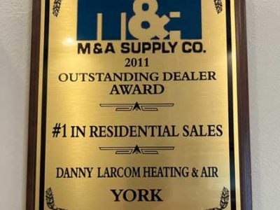 2011 Outstanding Dealer Award