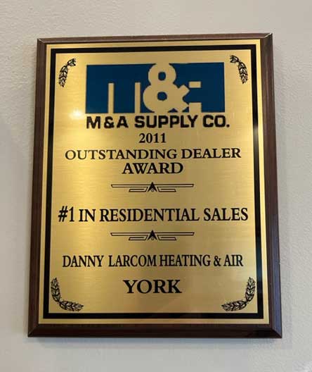 2011 Outstanding Dealer Award