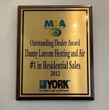 2012 Outstanding Dealer Award